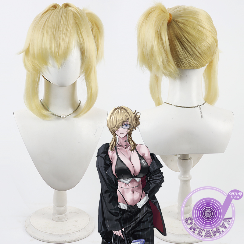 Synthetic Wigs - Grave Cosplay Peruk Nikke Zafer Tanrıçası