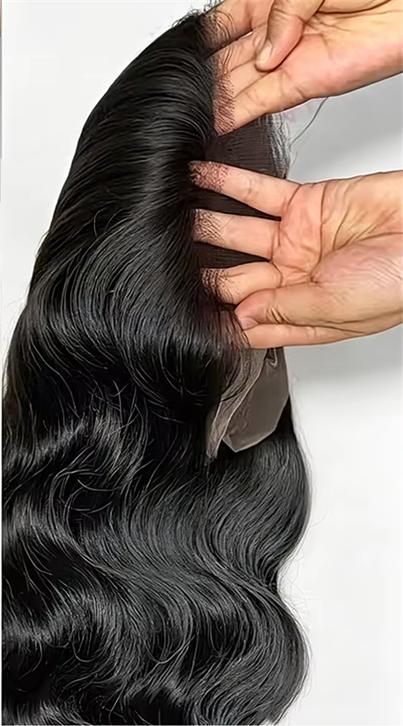 Hd Lace Frontal Wig Human Hair Pre Plucked - 40 İnç 13x6 HD Dantel Ön