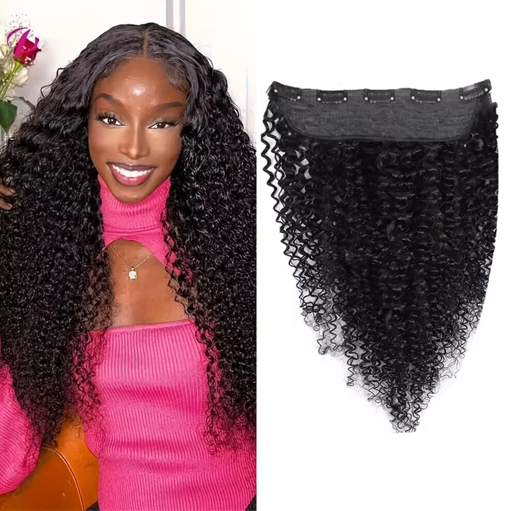 Seamless Clip In Hair Extensions Human Hair - 1 Adet Klipler Tek Parça Saç