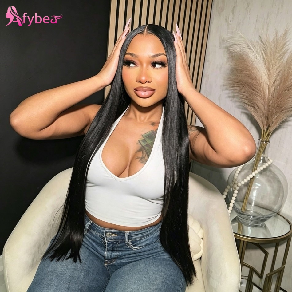 Human Hair Wigs - Düz İnsan Saçı Perukları Yapıştırıcısız 220