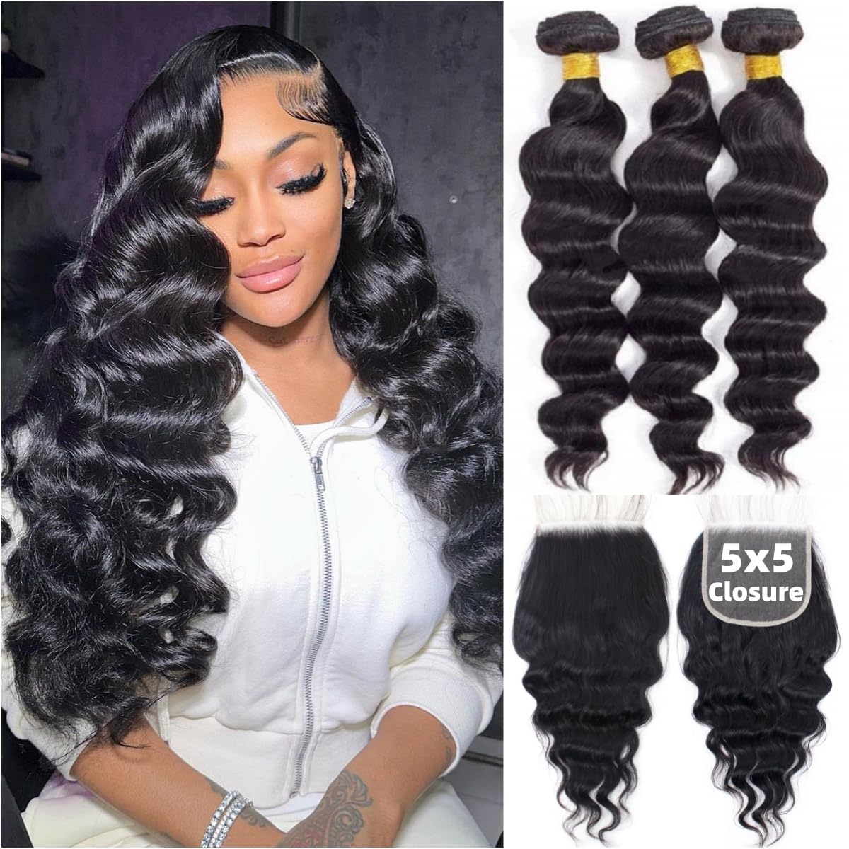 Water Wave Bulk Human Hair For Braiding - Uzantılar De Cabello 100 Humano Boho