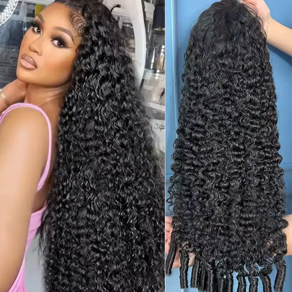 Hair Bundles - 200 Yoğunluklu 13x4 13x6 HD Şeffaf