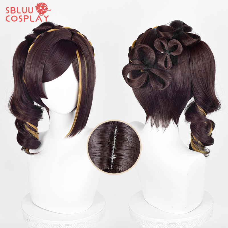 Synthetic Wigs - SBluuCosplay Genshin Impact Chiori Cosplay Peruk