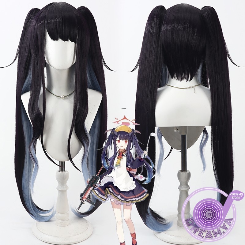 Synthetic Wigs - Aikiyo Fuuka Cosplay Peruk Mavi Arşiv