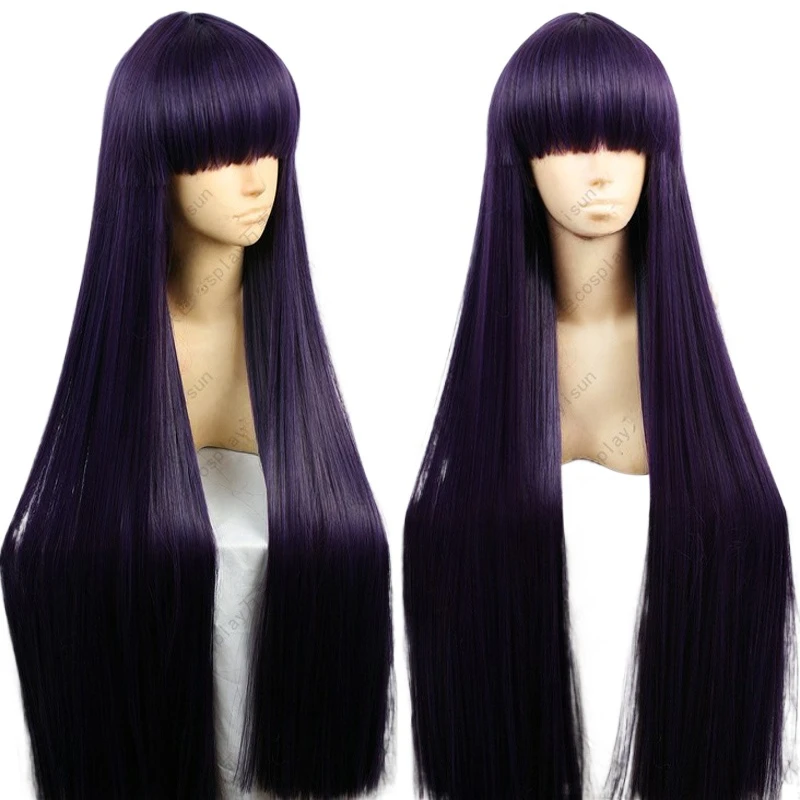Synthetic Braided Wigs For Black Women - Sailor Mars Rei Hino 100CM uzun