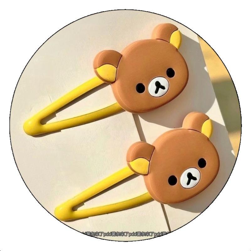 Hair Bundles - Sevimli Rilakkuma Karikatür Saç Klipleri Japon
