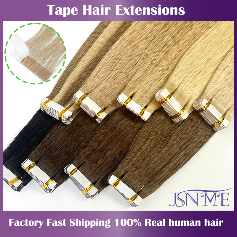 Invisible Tape In Extensions Real Hair - JSNME Bantlı Saç Ekleri Görünmez %100