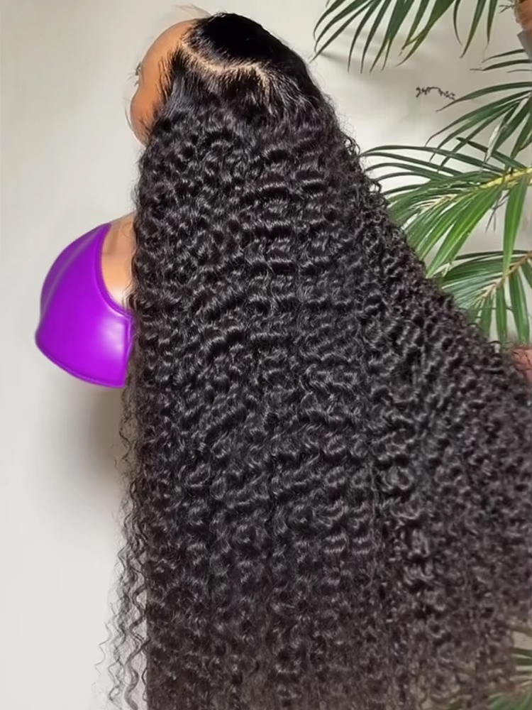 Water Wave Bulk Human Hair For Braiding - Derin Dalgalı Peruklar 13x4 HD Şeffaf