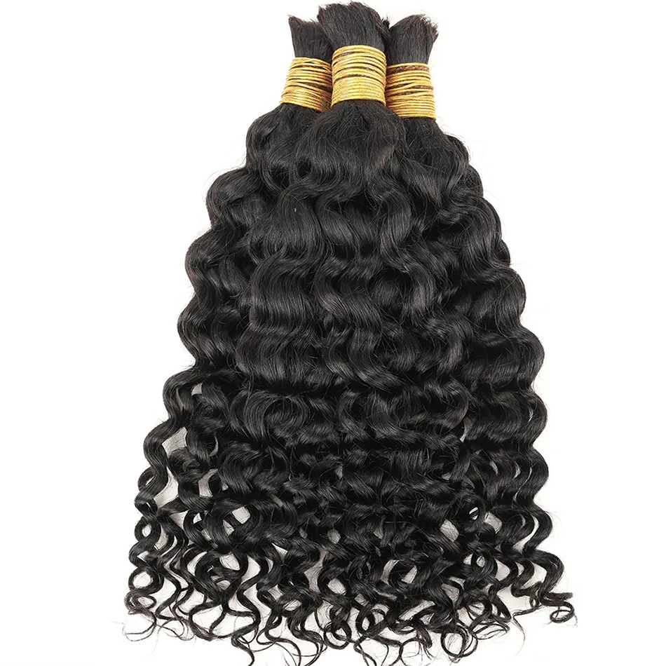 Su Dalgası Örgülü Saç İşlenmem - Water Wave Bulk Human Hair For Braiding incelemesi ve fiyatı