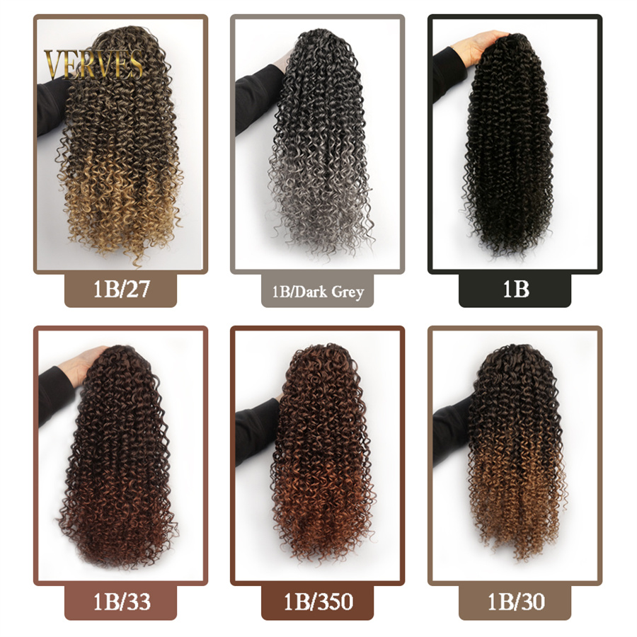 VERVES sentetik İpli puf Ponyt - Drawstring Afro Curly Puff Ponytail incelemesi ve fiyatı