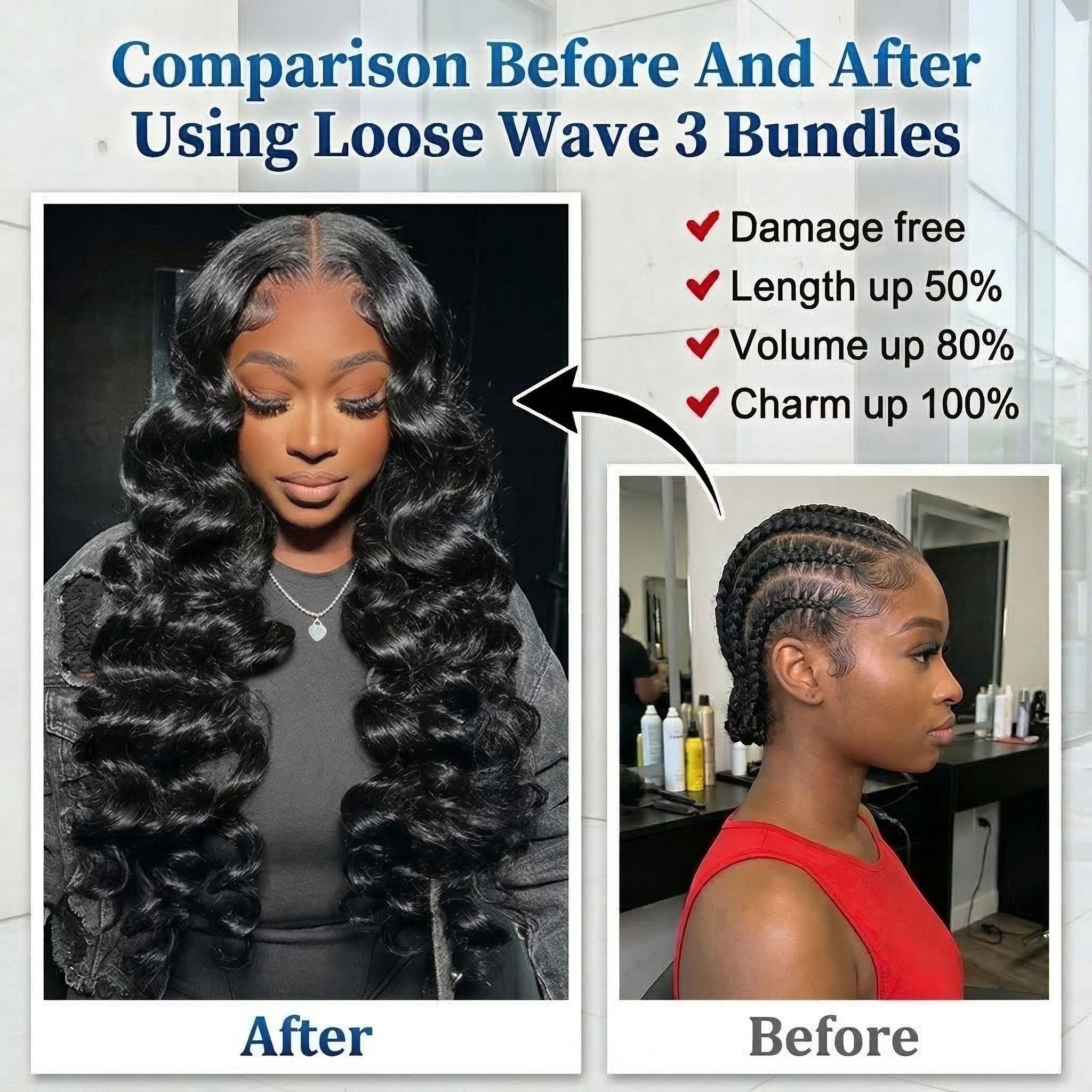 30 40 İnç Gevşek Dalgalı Saç D - Deep Wave 3 Bundles With Closure incelemesi ve fiyatı