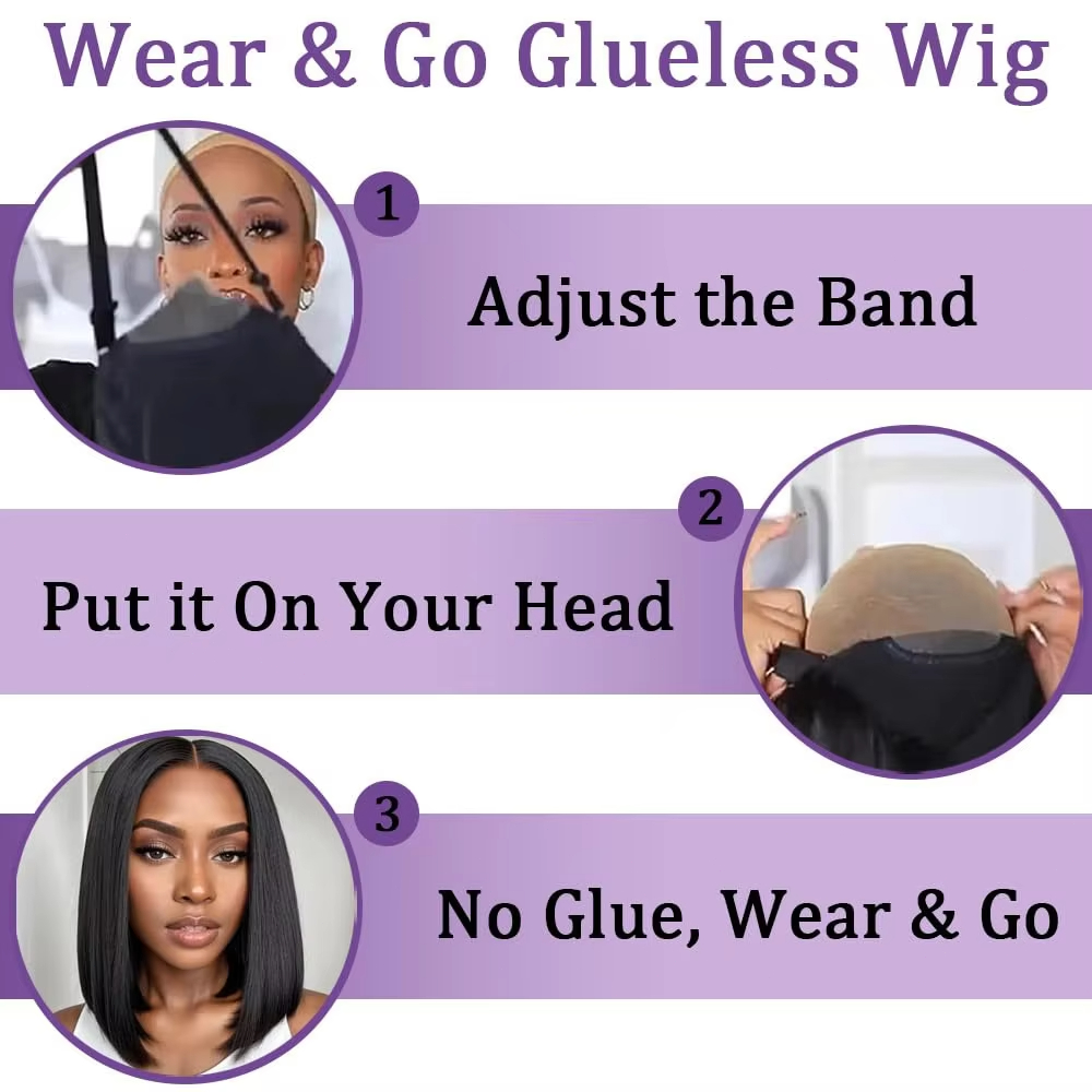 Yapıştırıcısız Peruklar Gerçek - Glueless Wear And Go Human Hair Wig incelemesi ve fiyatı