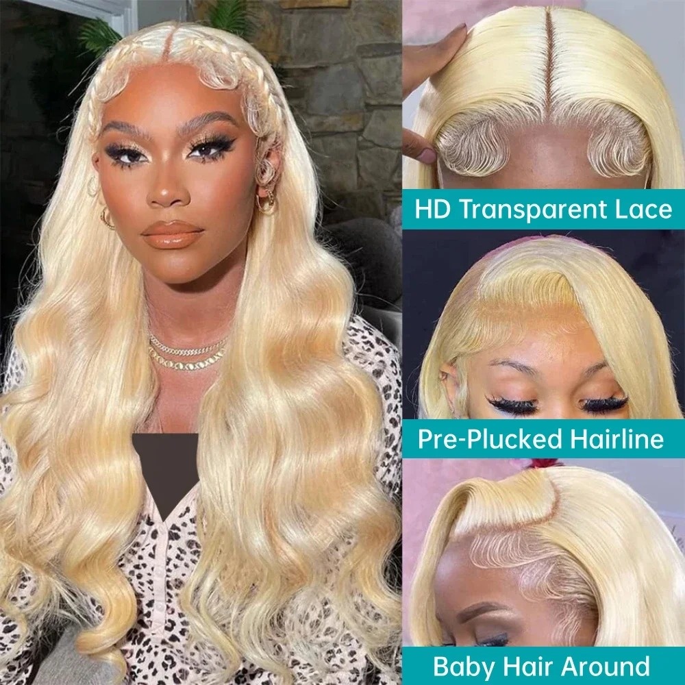 613 Sarı Renkli Dalgalı Gerçek - 613 Blonde Body Wave Lace Front Wig incelemesi ve fiyatı