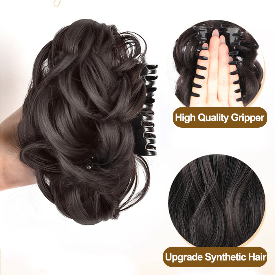 Sentetik Dağınık Topuz Saç Par - Claw Clip Messy Bun Hair Piece incelemesi ve fiyatı