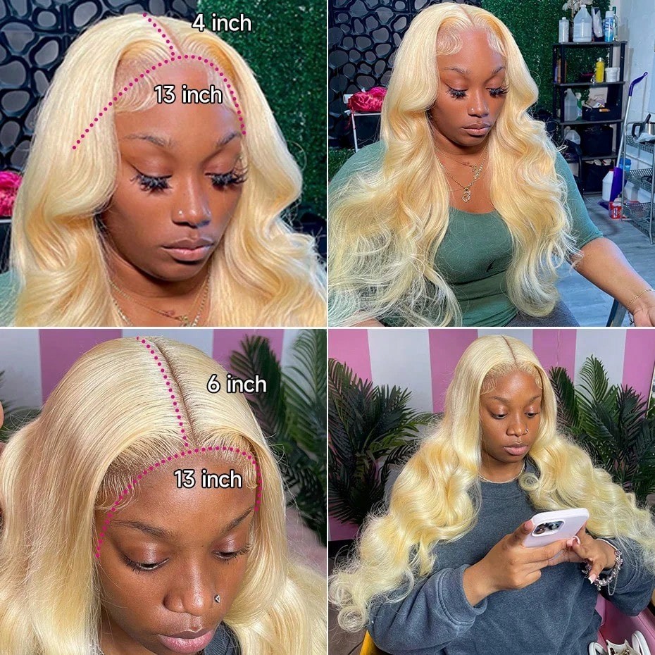 613 13x6 Dantel Ön Peruk Gerçe - 613 Blonde Body Wave Lace Front Wig incelemesi ve fiyatı