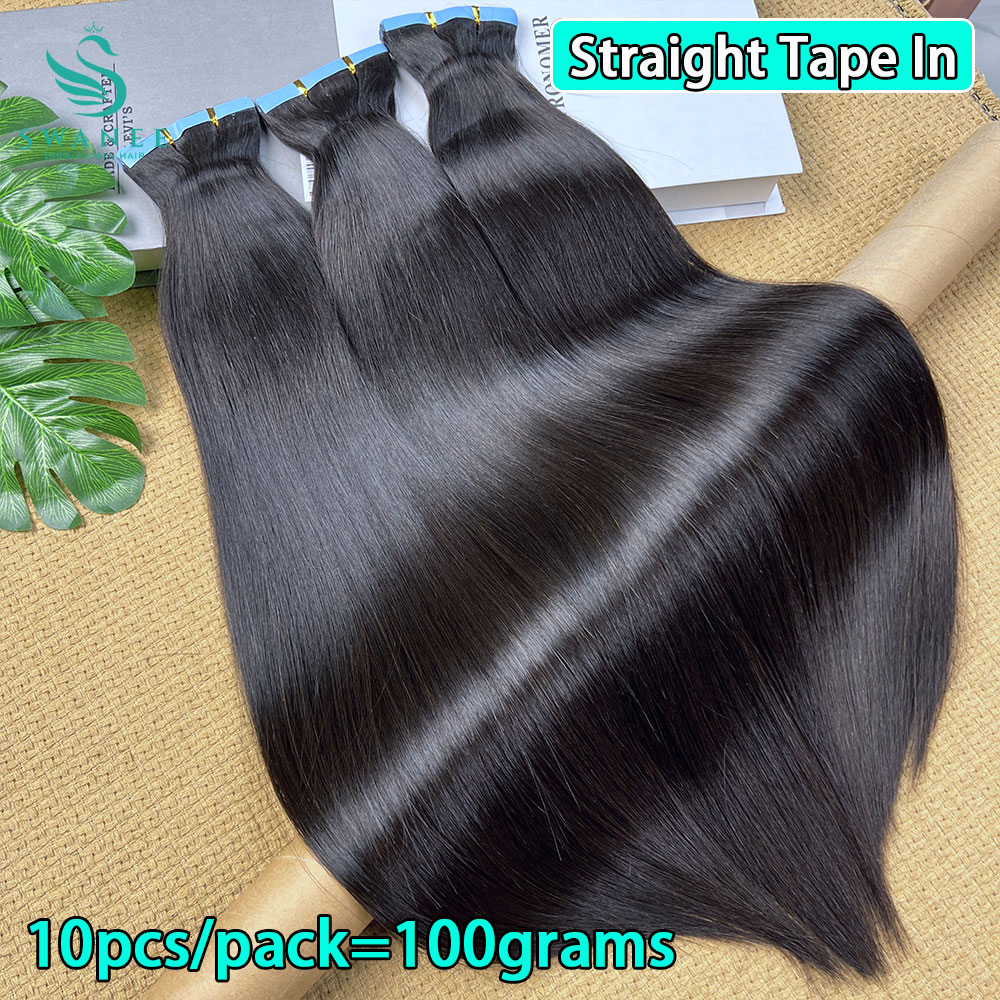 Düz Mini Bantlı İnsan Saçı Ekl - Invisible Tape In Extensions Real Hair incelemesi ve fiyatı