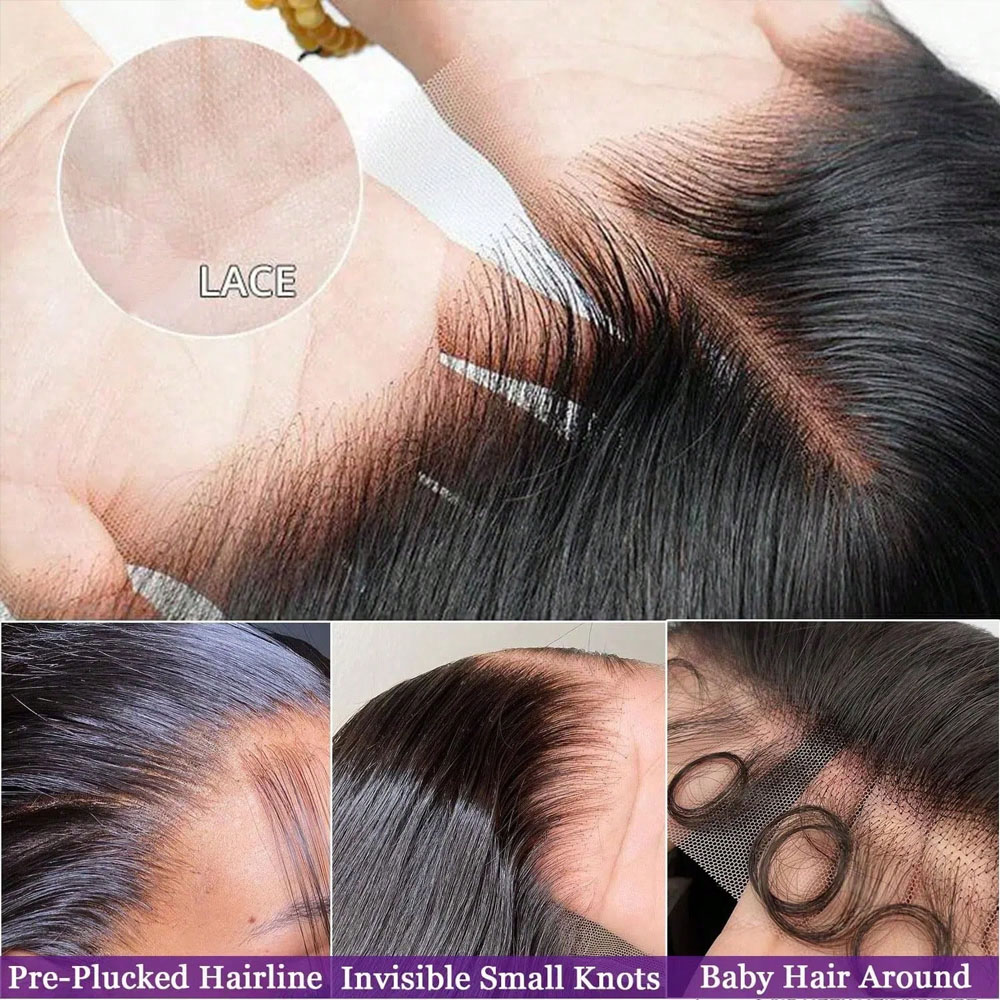 34 İnç Düz Saçlı, Önceden Yolu - Hd Lace Frontal Wig Human Hair Pre Plucked incelemesi ve fiyatı