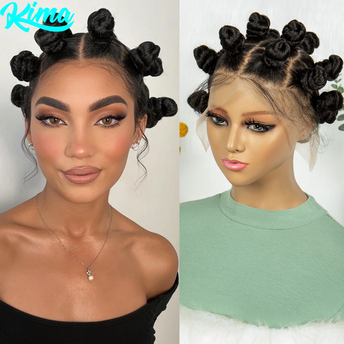 Tam Dantel El Yapımı Bantu Örg - Synthetic Braided Wigs For Black Women incelemesi ve fiyatı