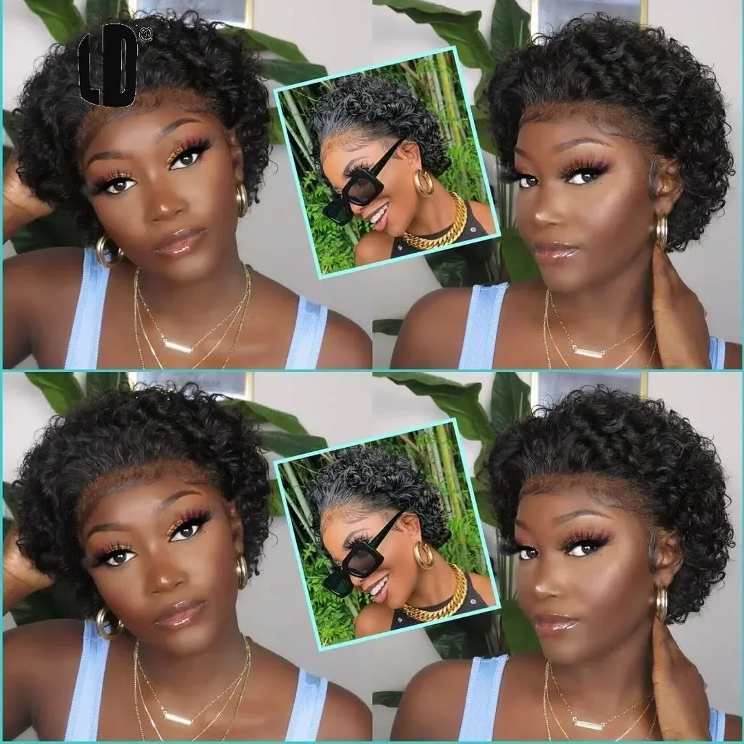 Pixie Kesim Peruk 99J Renkli D - Short Pixie Cut Wig Human Hair Cheap incelemesi ve fiyatı