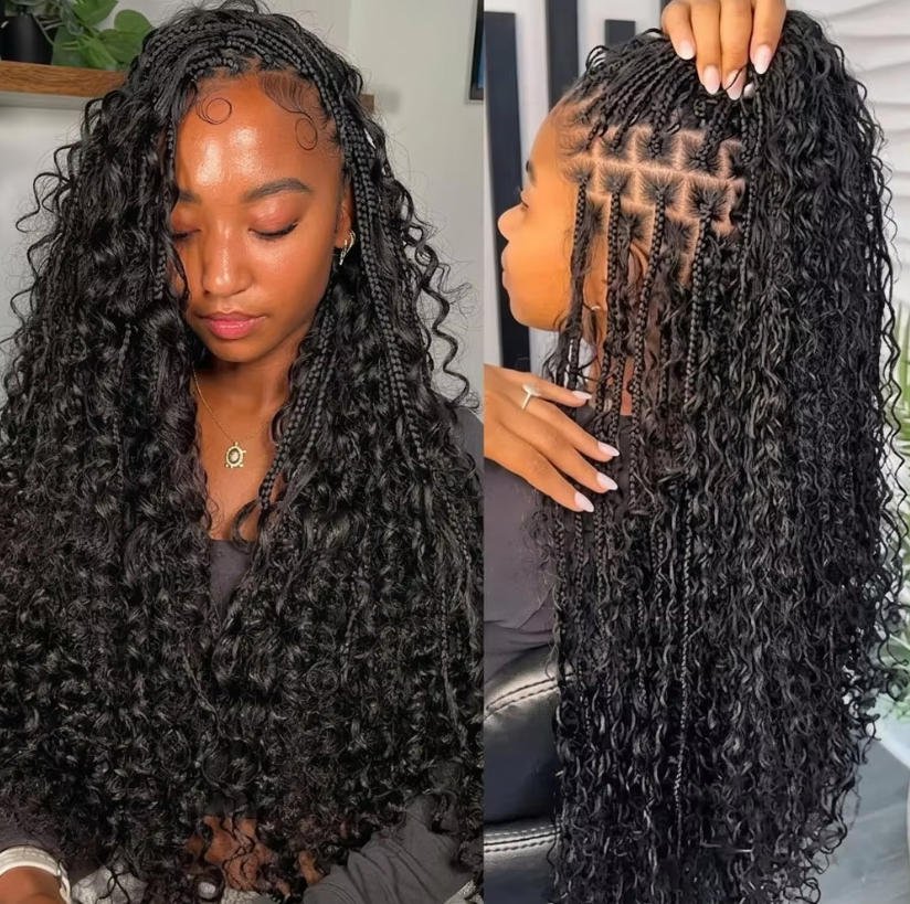 Sıkışmayan Dökme İnsan Saçı De - Water Wave Bulk Human Hair For Braiding incelemesi ve fiyatı