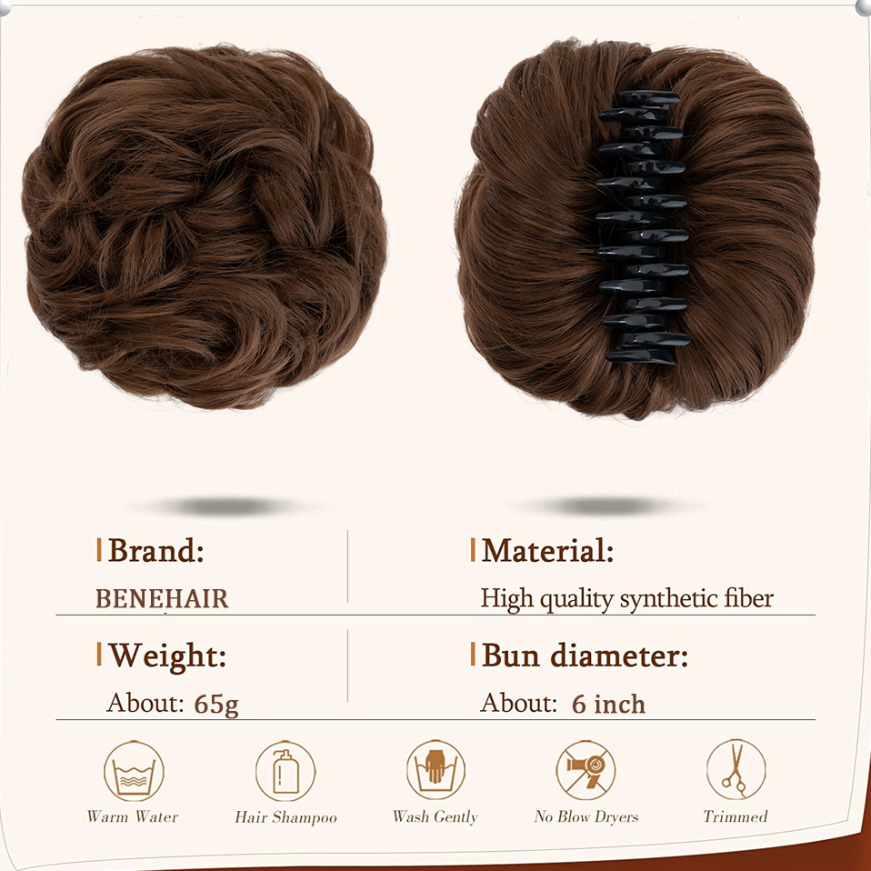 Benehair Dağınık Saç Topuz Sen - Claw Clip Messy Bun Hair Piece incelemesi ve fiyatı