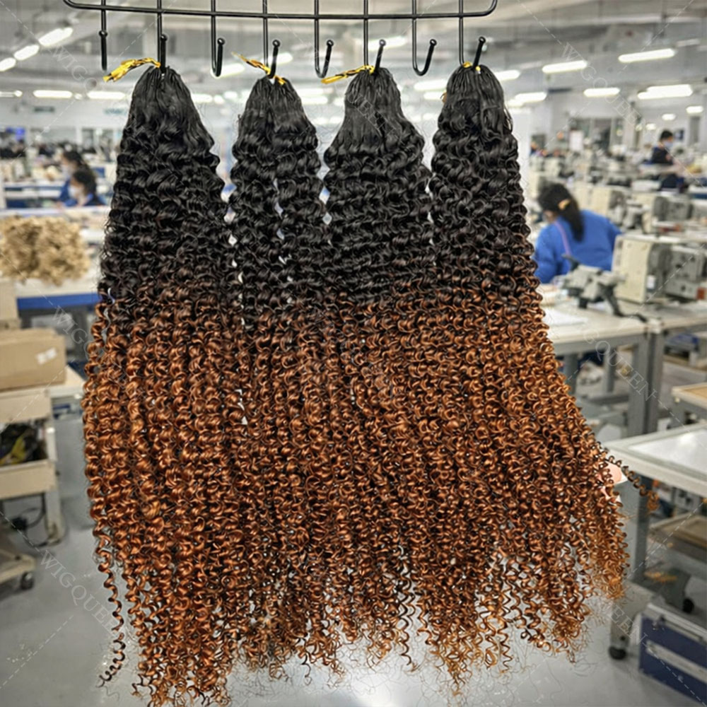12A Siyahlı Kahverengi Kıvırcı - Water Wave Bulk Human Hair For Braiding incelemesi ve fiyatı