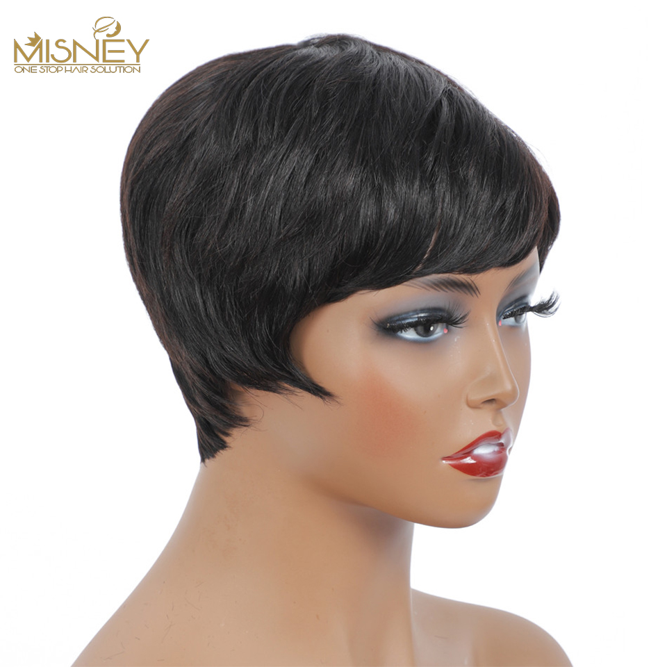 Kısa insan saçı peruk Pixie ke - Short Pixie Cut Wig Human Hair Cheap incelemesi ve fiyatı