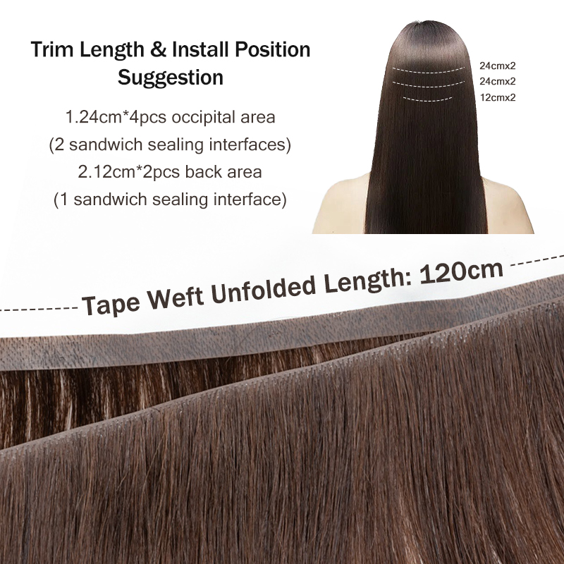 Görünmez Uzun Bant PU Atkı İns - Invisible Tape In Extensions Real Hair incelemesi ve fiyatı