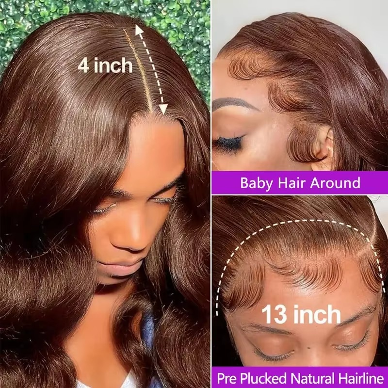 Smilegirl Body Wave Çikolata K - Hd Lace Frontal Wig Human Hair Pre Plucked incelemesi ve fiyatı