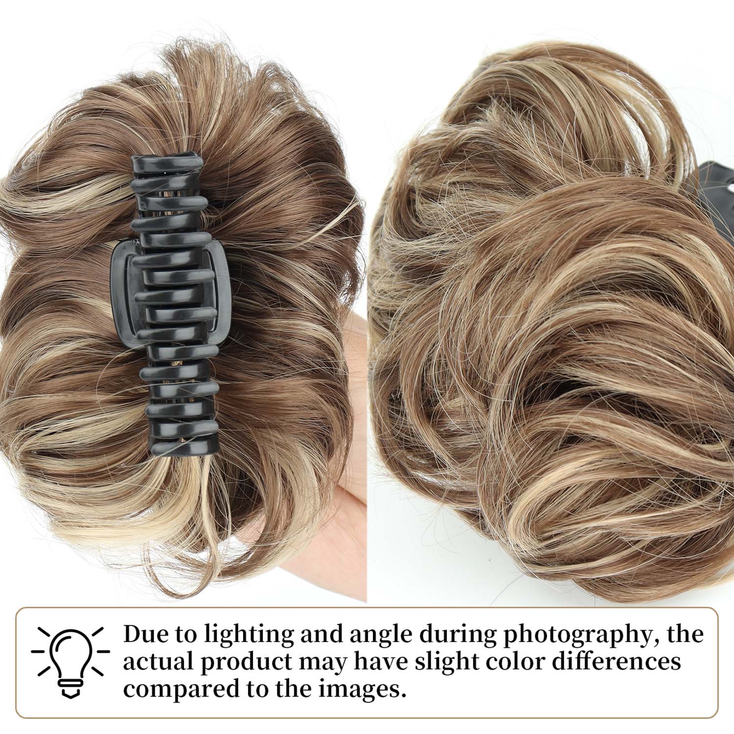 Sentetik Dağınık Topuz Saç Par - Claw Clip Messy Bun Hair Piece incelemesi ve fiyatı