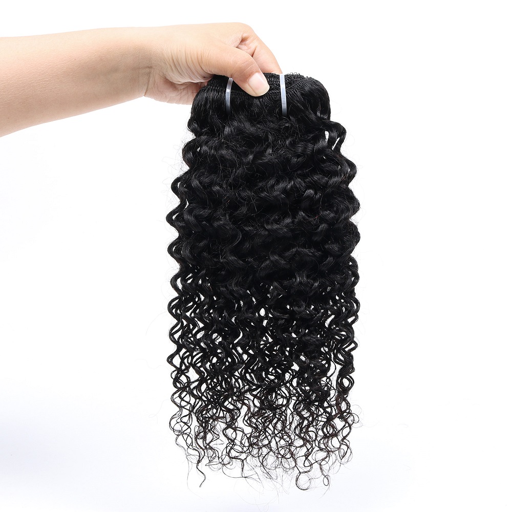 Kadınlar için Derin Dalgalı Re - Seamless Clip In Hair Extensions Human Hair incelemesi ve fiyatı