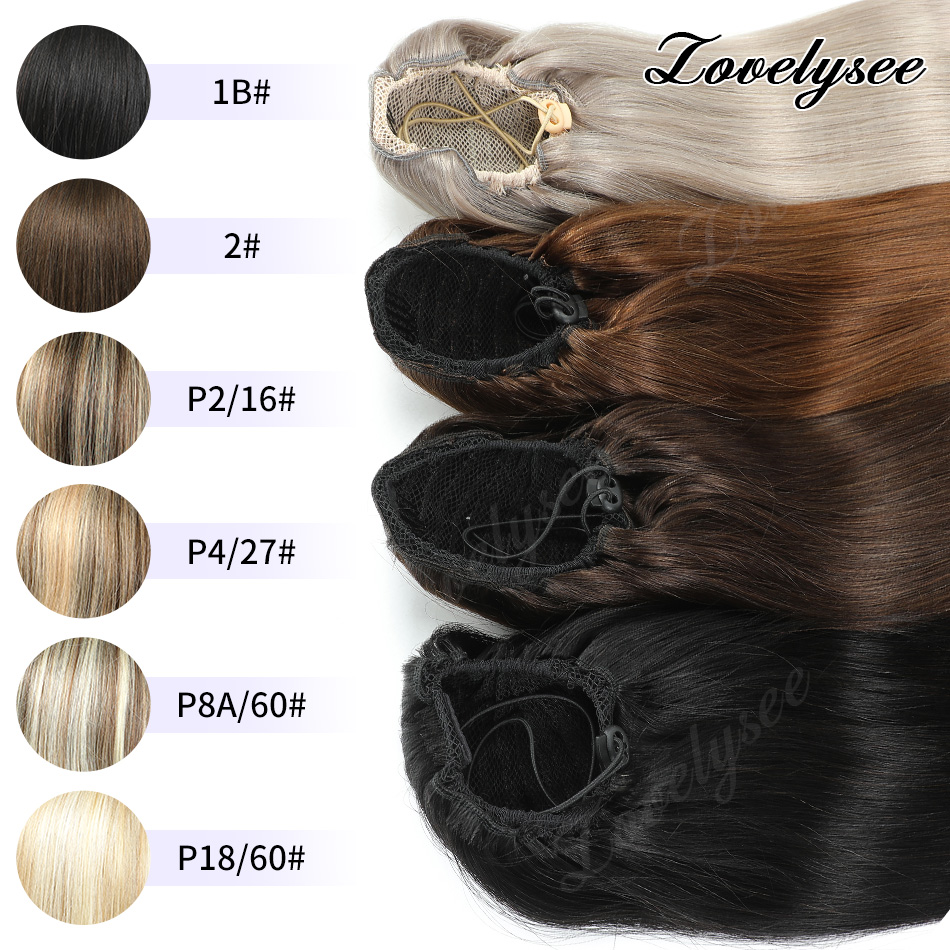 14-18 inç Kısa İpli At Kuyruğu - Seamless Clip In Hair Extensions Human Hair incelemesi ve fiyatı