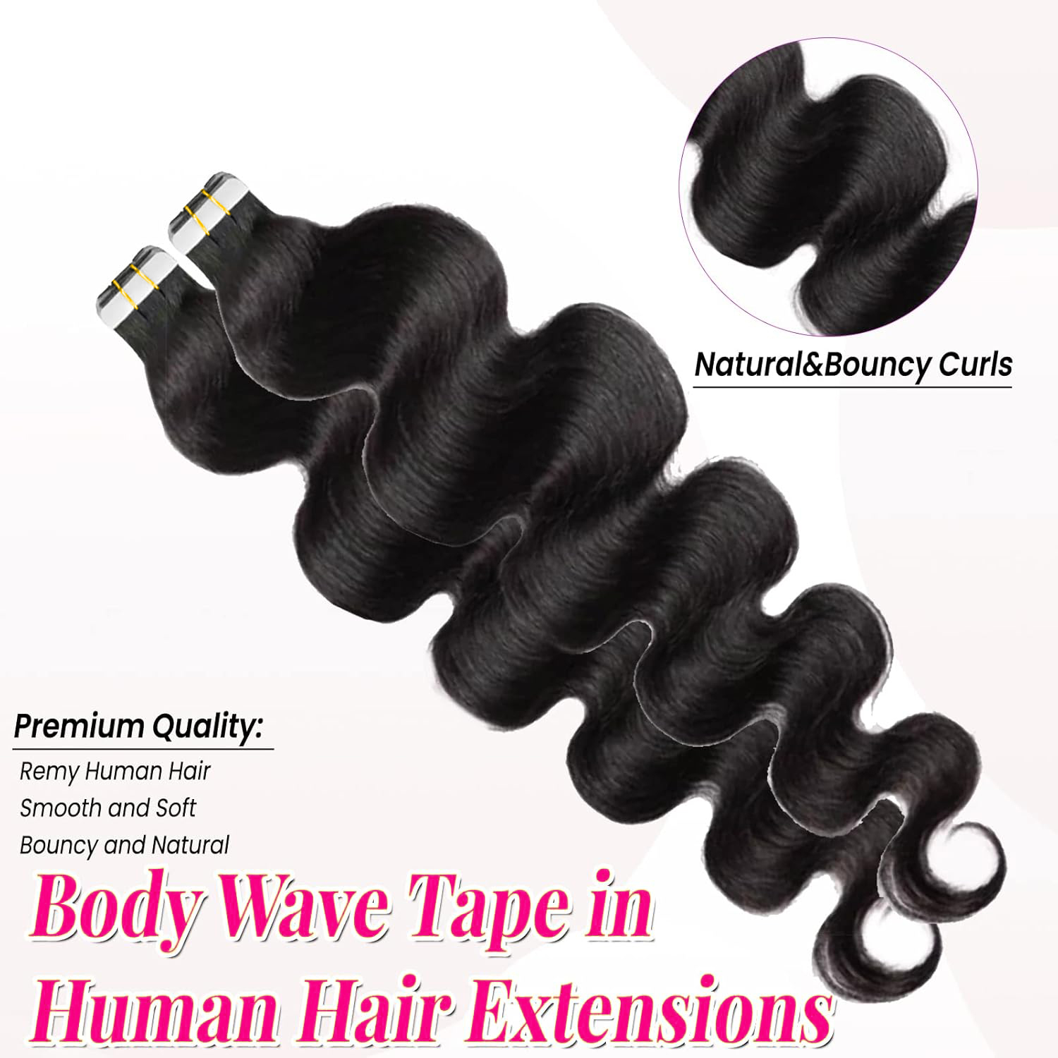 Bantlı Gerçek Saç Ekleri Vücut - Invisible Tape In Extensions Real Hair incelemesi ve fiyatı