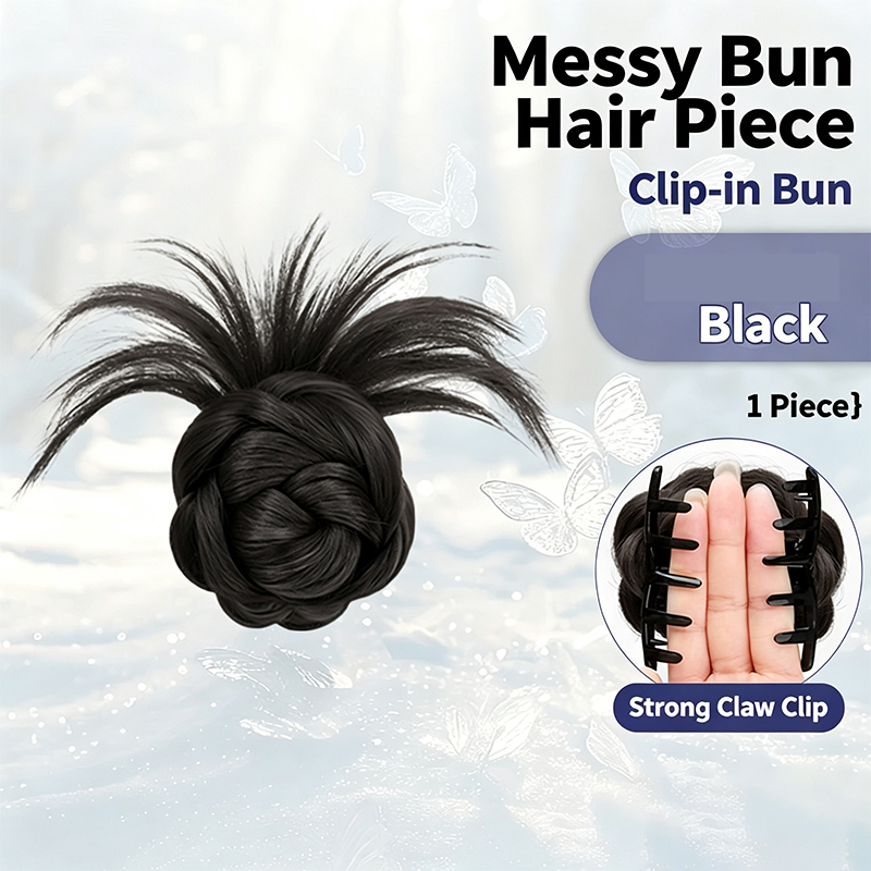 Kabarık Dikenli Dağınık Topuz  - Claw Clip Messy Bun Hair Piece incelemesi ve fiyatı