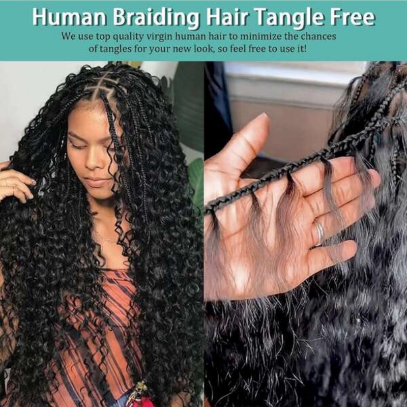 2 Paket Su Dalgası Toplu İnsan - Water Wave Bulk Human Hair For Braiding incelemesi ve fiyatı