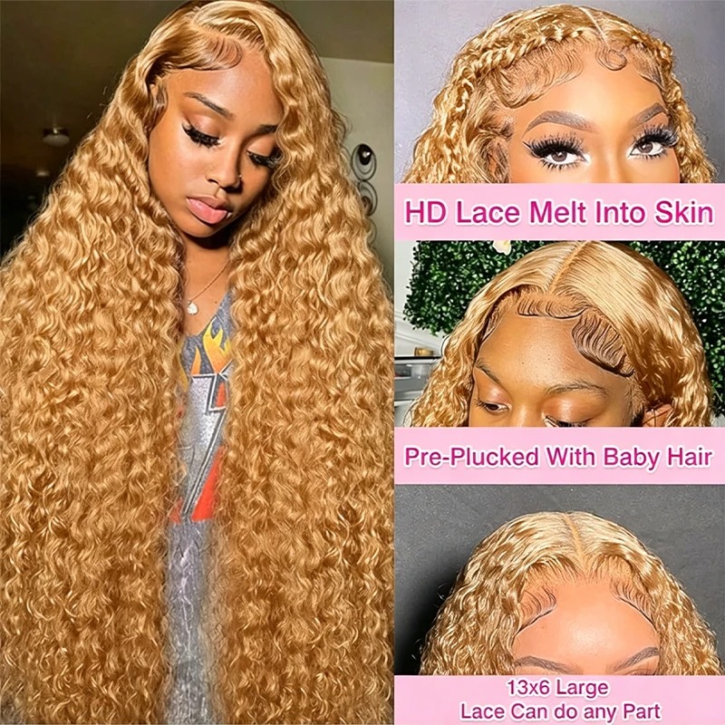 34 38 inç Bal Sarısı Peruk Ger - Hd Lace Frontal Wig Human Hair Pre Plucked incelemesi ve fiyatı
