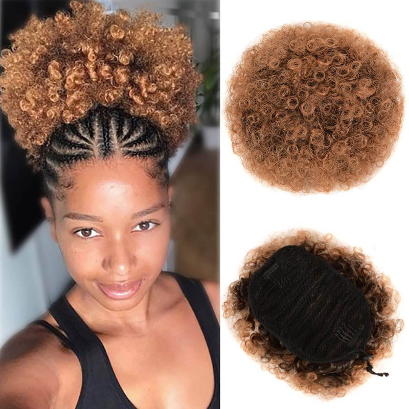 İpli Afro Puff Topuz |   8 İnç - Drawstring Afro Curly Puff Ponytail incelemesi ve fiyatı