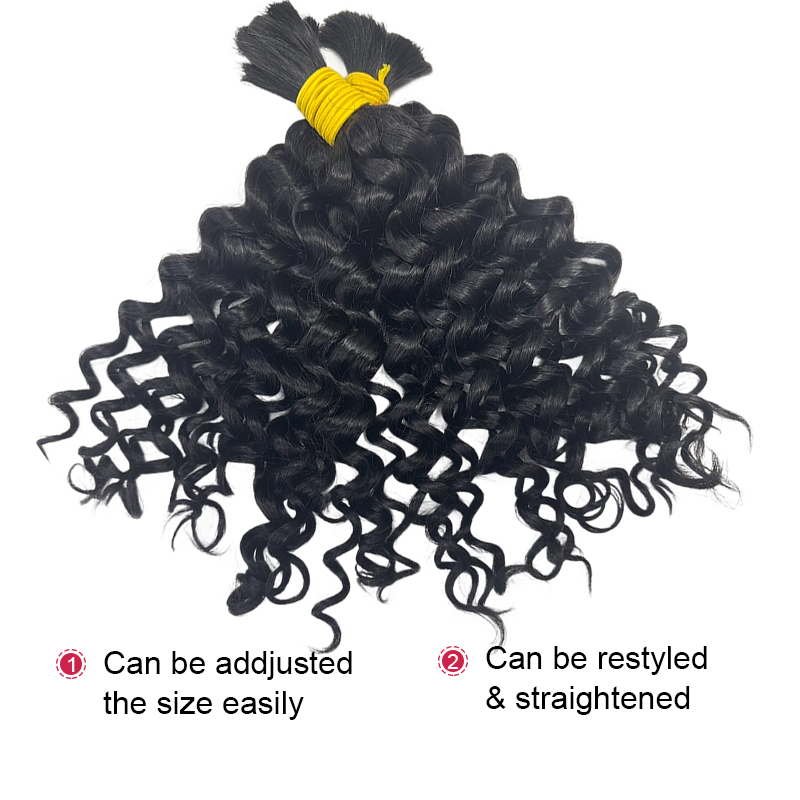 Örgü Saçları İçin Su Dalgası T - Water Wave Bulk Human Hair For Braiding incelemesi ve fiyatı