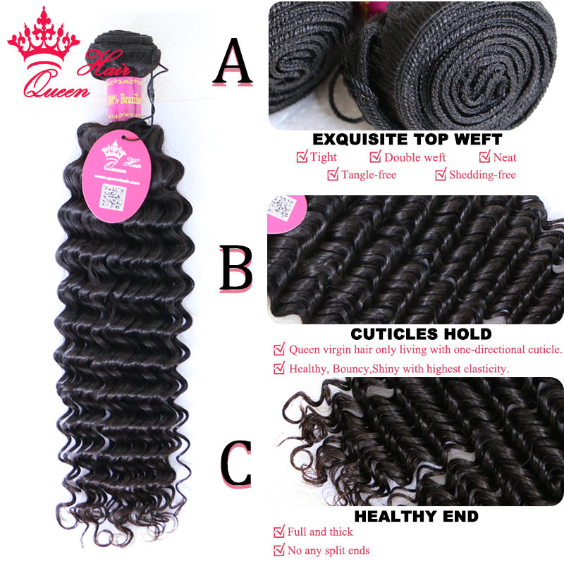 Top Quality Hair Bundles With  - Deep Wave 3 Bundles With Closure incelemesi ve fiyatı