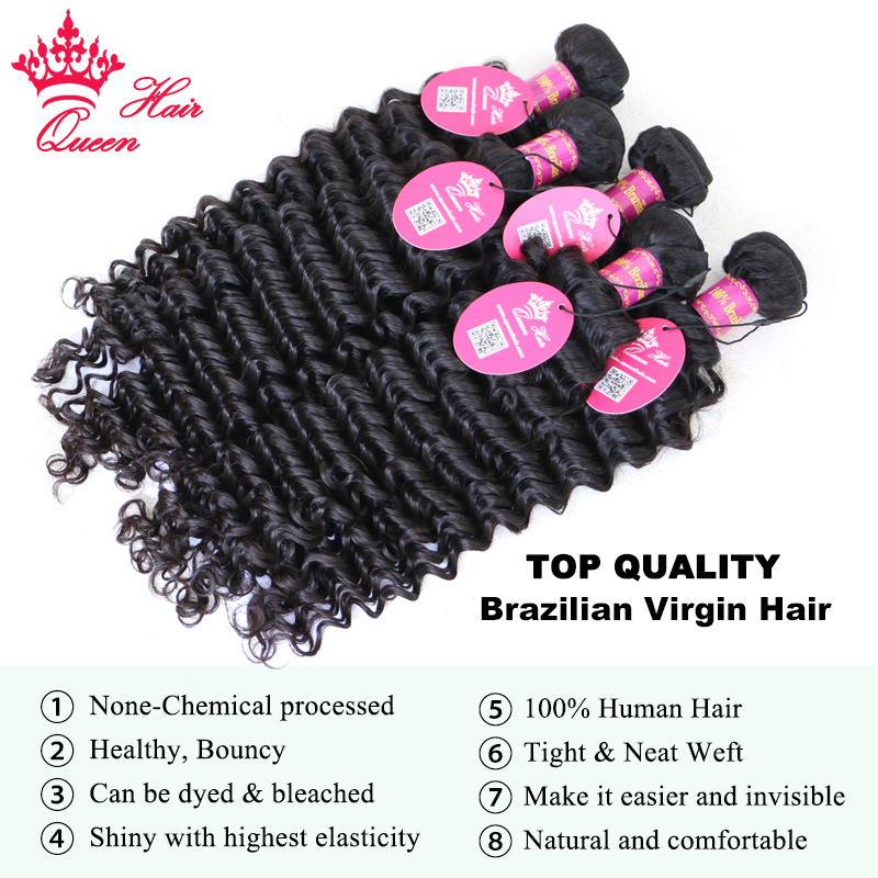 Top Quality Hair Bundles With  - Deep Wave 3 Bundles With Closure incelemesi ve fiyatı