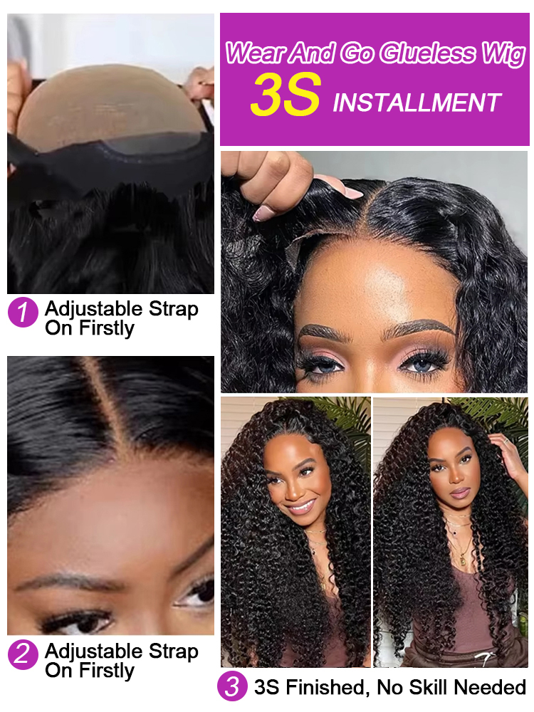 Derin Dalgalı Peruklar 13x4 HD - Water Wave Bulk Human Hair For Braiding incelemesi ve fiyatı