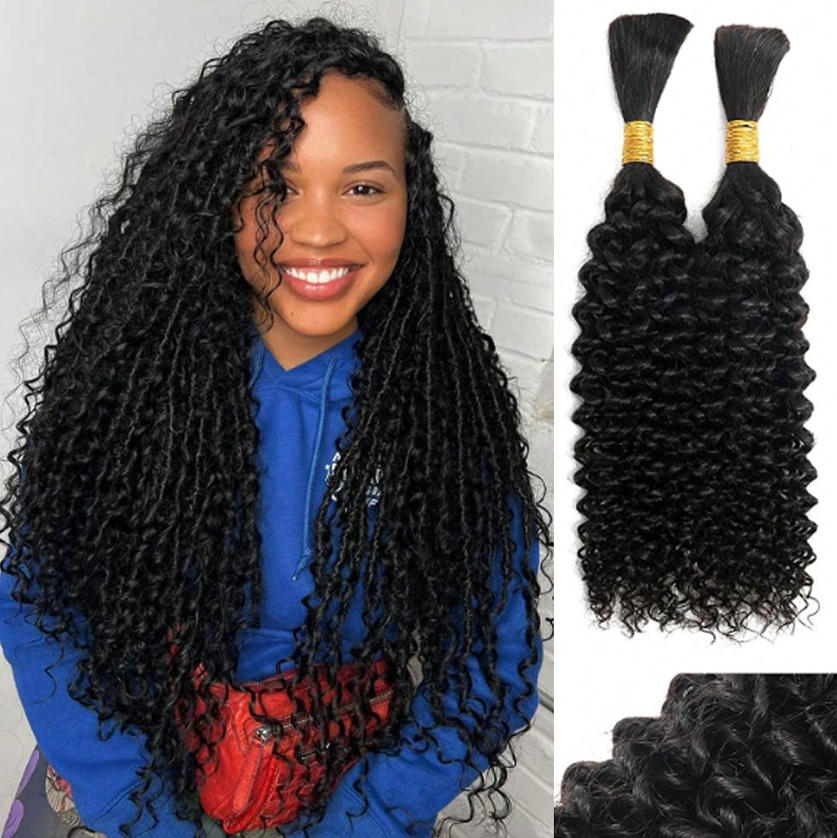 Örgü için atkı olmayan insan s - Water Wave Bulk Human Hair For Braiding incelemesi ve fiyatı