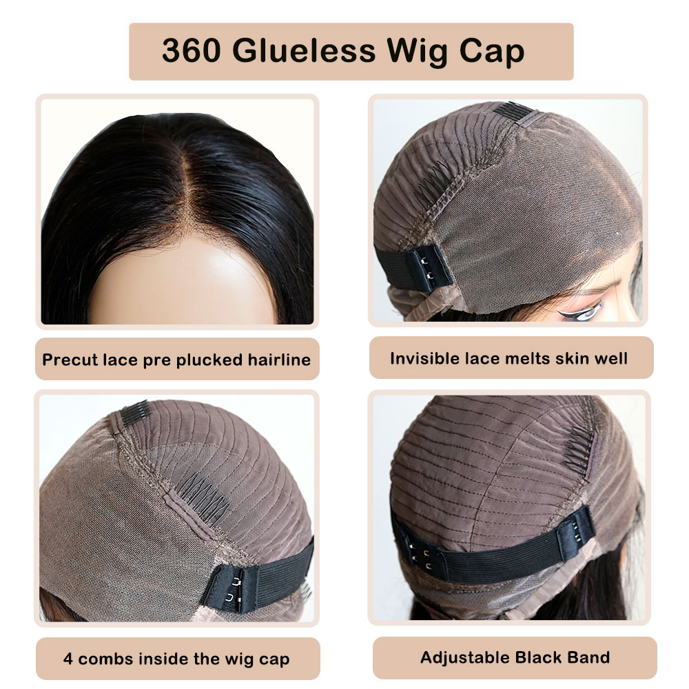 Brezilya Önceden Kesilmiş Düz  - Human Hair Wigs incelemesi ve fiyatı