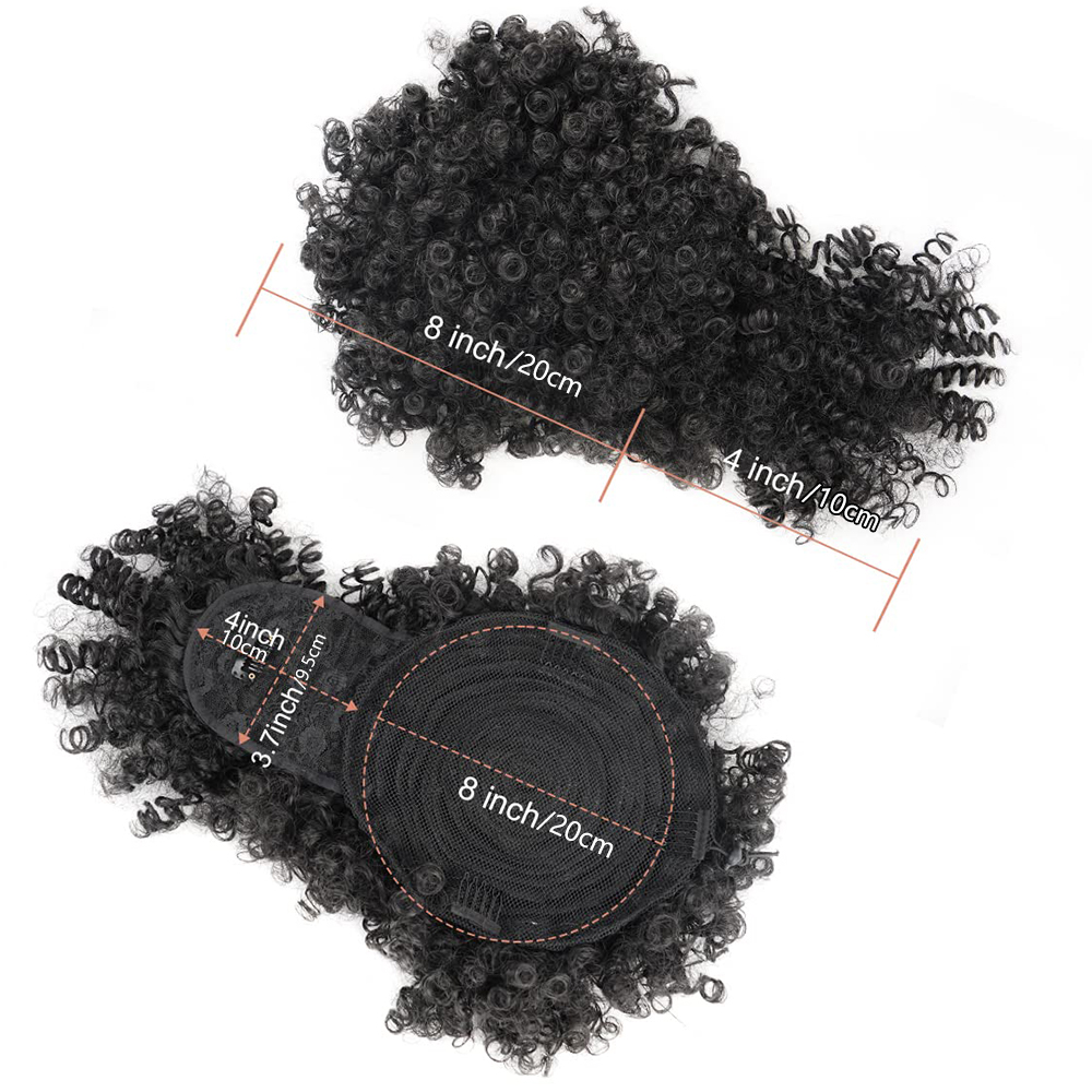 Afro Puf İpli At Kuyruğu Siyah - Drawstring Afro Curly Puff Ponytail incelemesi ve fiyatı
