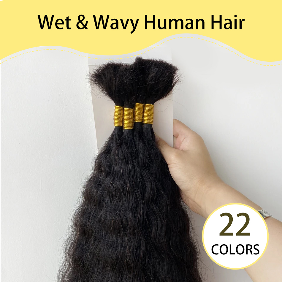 Yelo Islak ve Dalgalı İnsan Ör - Water Wave Bulk Human Hair For Braiding incelemesi ve fiyatı