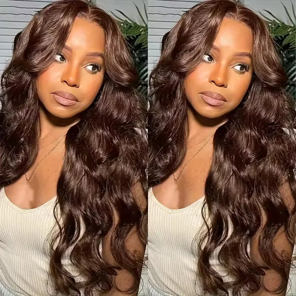 # 4 Çikolata Kahverengi Renkli - Hd Lace Frontal Wig Human Hair Pre Plucked incelemesi ve fiyatı